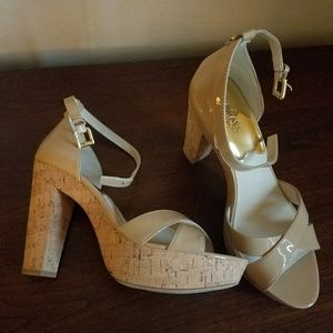 Michael Kors nude platforms